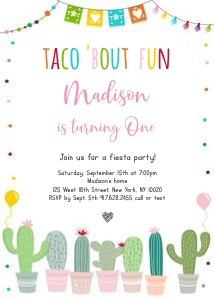 A552 Taco Bout Fun Invite: A552 Taco Bout Fun Invite