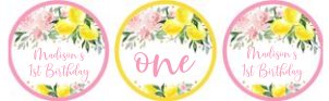 A613 Cupcake Topper design preview