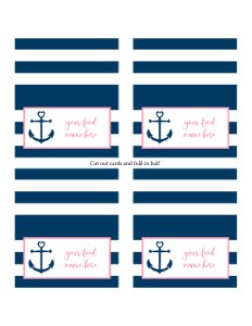 A132 Tent Card design preview