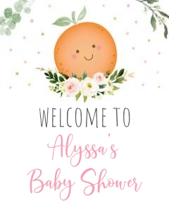 A535 Welcome Sign Pink: A535 Welcome Sign Pink