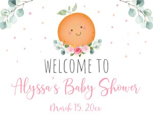 A535 Large Welcome Sign Pink design preview