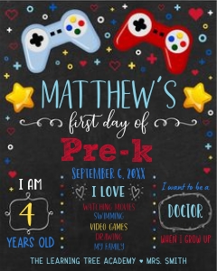 Video Game School Sign: Video Game School Sign