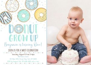 A501 Photo Invite Boy design preview