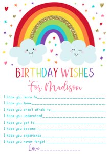 A530 Birthday Wishes design preview