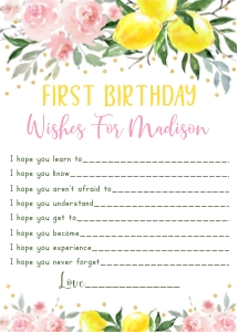 A613 Birthday Wishes design preview