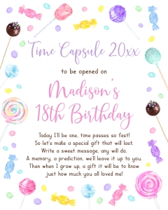 A659 Time Capsule Sign design preview