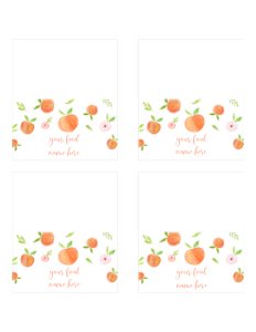 A668 Tent Card design preview