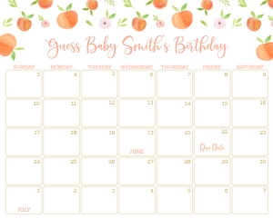 A668 Calendar design preview