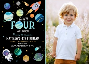 A654 Photo Invite design preview