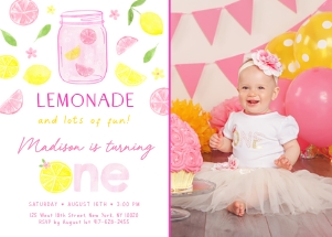 A675 Photo Invite design preview