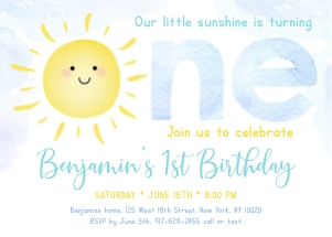 A600 1st Birthday Invite2 design preview