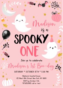 A636 Birthday Invite Pink2 design preview