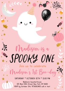 A636 Birthday Invite Pink3: A636 Birthday Invite Pink3