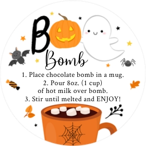 Boo Bomb Round Tag2 design preview