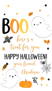 Halloween Treat Tag design preview