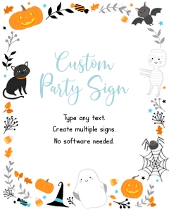 A572 Custom Sign Blue: A572 Custom Sign Blue