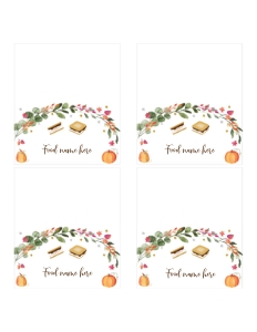 A520 Fall Tent Cards design preview