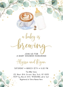 A526 Invite Coffee design preview