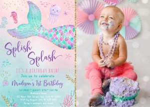 A615 Photo Invite design preview