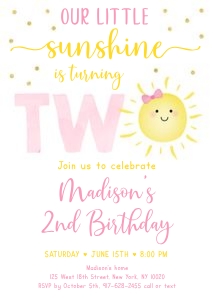 A599 TWO Invite: A599 TWO Invite