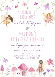 A682 Fairy Dust Invite: A682 Fairy Dust Invite