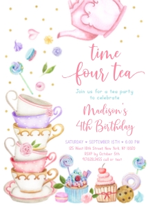 A651 Four Invite design preview