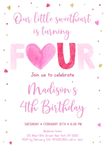 A657 Four Invite design preview