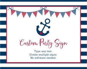 A212 Editable Sign design preview