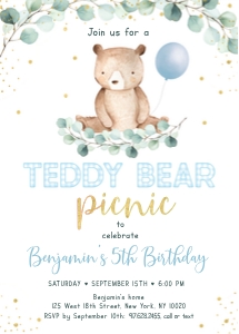 A603 Blue Bear Invite design preview