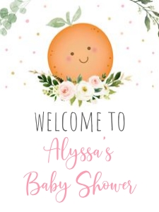 A535 Welcome Sign Pink: A535 Welcome Sign Pink