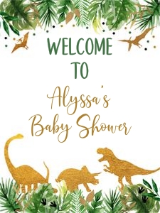 Gold Dinosaur Welcome: Gold Dinosaur Welcome