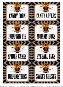 Halloween Hoot Party Labels TheSassabyPartyCo 8x11: Halloween Hoot Party Labels TheSassabyPartyCo 8x11