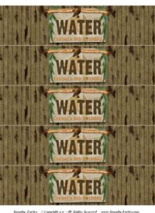 Australian Animals Water Labels Alouette Digital design preview