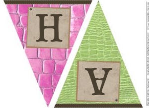 Girly Reptile Party Banner TheSassabyPartyCo: Girly Reptile Party Banner TheSassabyPartyCo