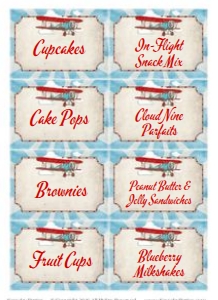 Airplane Party Labels TheSassabyPartyCo: Airplane Party Labels Alouette Digital