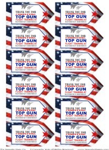 Top Gun Thank You Tags TheSassabyPartyCo: Top Gun Thank You Tags TheSassabyPartyCo