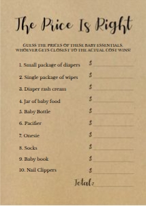 Kraft Price Is Right design preview