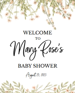 BOHO Chic Welcome Sign design preview