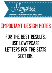 Design Notes: Lowercase Letters Birth Stats: Mountain Birth Stats - Gray