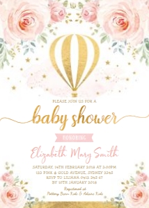 HAB5 - Baby Shower Invite design preview