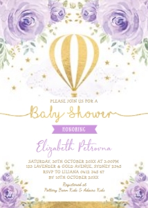 HAB6 - Baby Shower Invite: HAB6 - Baby Shower Invite