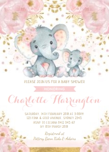 EL6 - Baby Shower Invite design preview