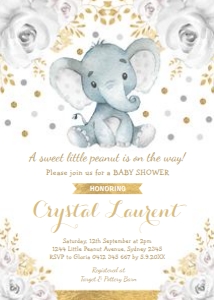 EL7 - Baby Shower Invite design preview