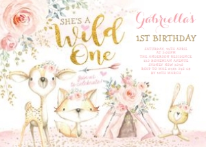 WOOD13 - Wild One Invite: WOOD13 - Wild One Invite