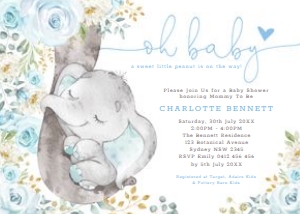 EL8 - Baby Shower Invite design preview