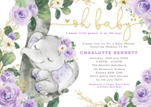 EL11 - Baby Shower Invite: EL11 - Baby Shower Invite