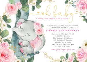 EL10 - Baby Shower Invite: EL10 - Baby Shower Invite