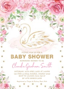 SWAN2 - Baby Shower Invite design preview