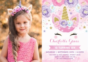 UNI19 - Birthday Invite B design preview