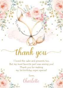 FOX4 - Thank You Card design preview